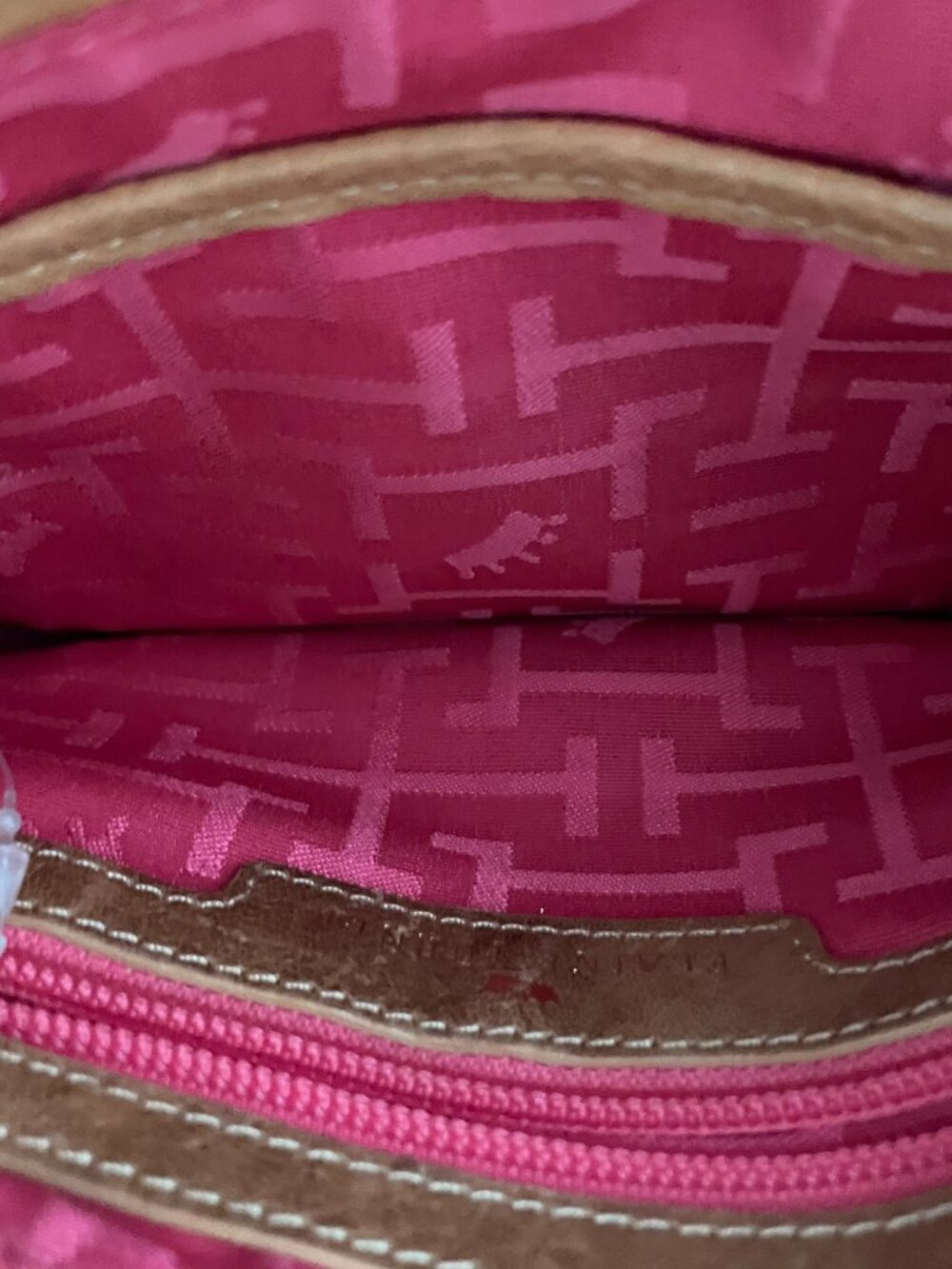 Elaine Turner leather woven crossbody purse - Picture 9 of 12